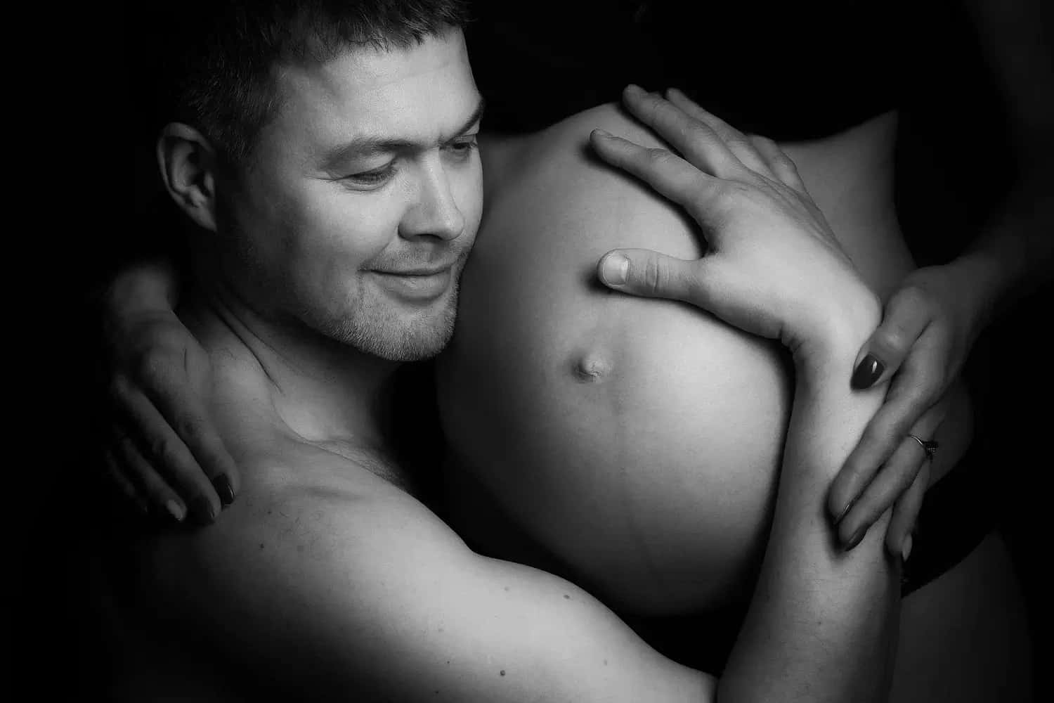 фотостудия автопортрета беременная